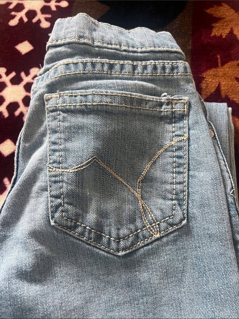 Light Blue girls Jeans - Classic Back Pocket Stitching